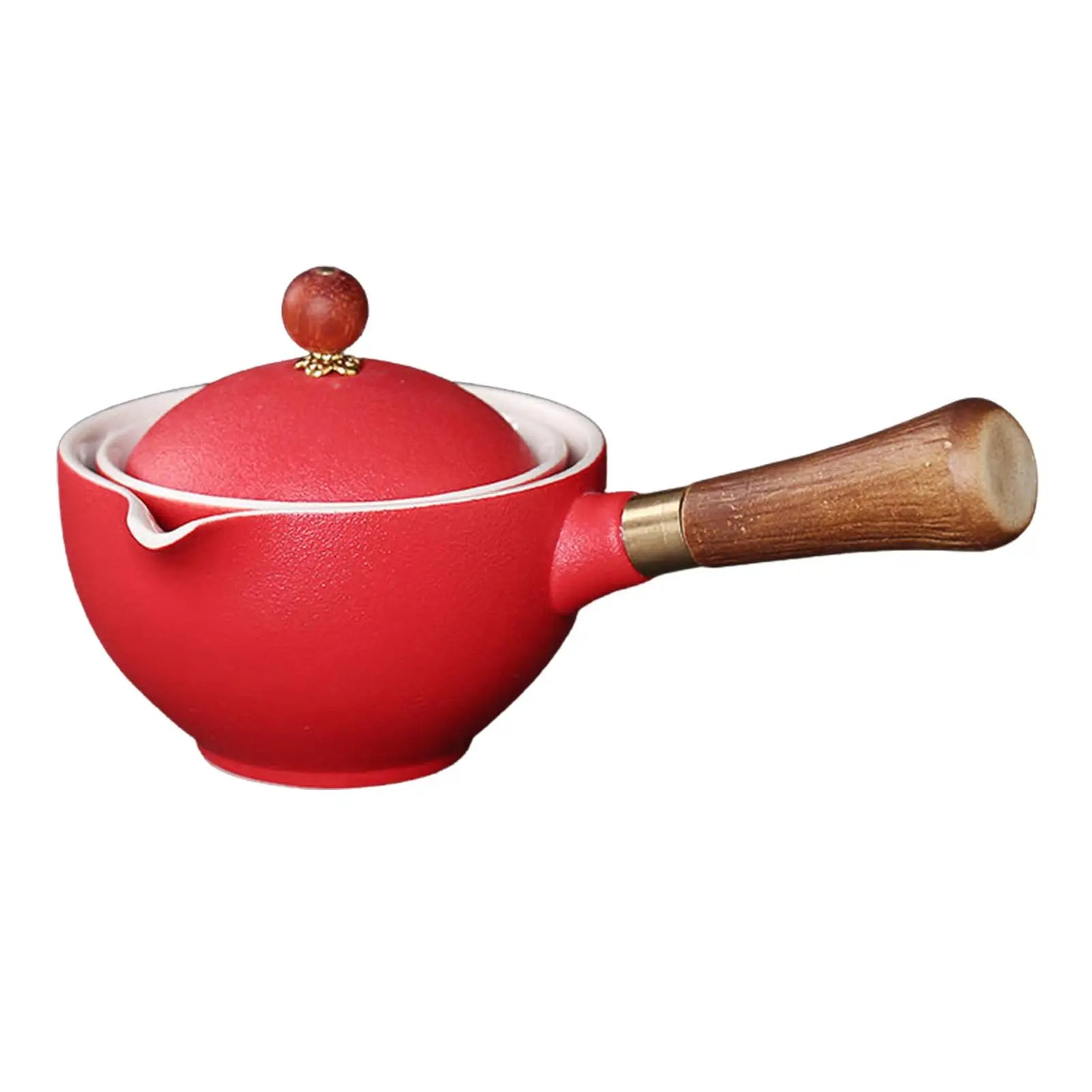 Keramik-Drehteekanne