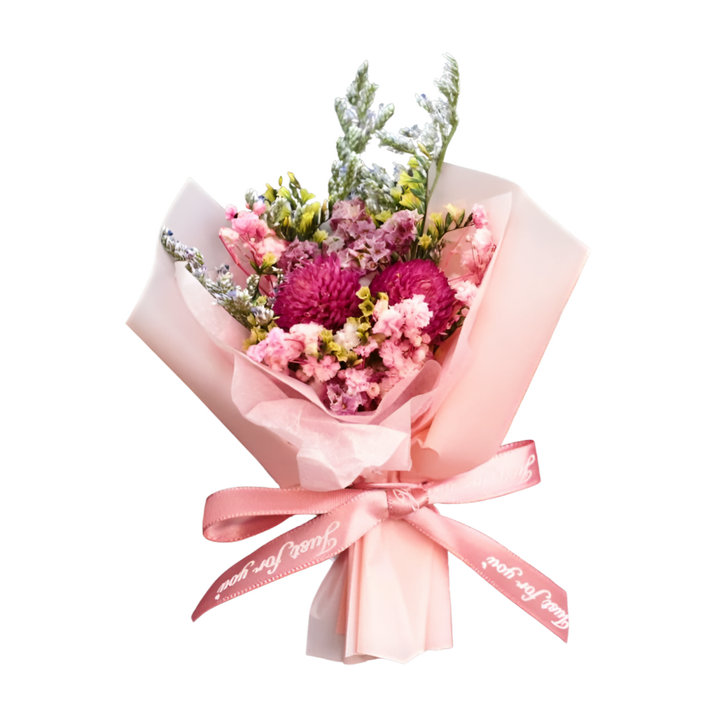 Trockenblumen-Bouquet für Auto-Lüftung