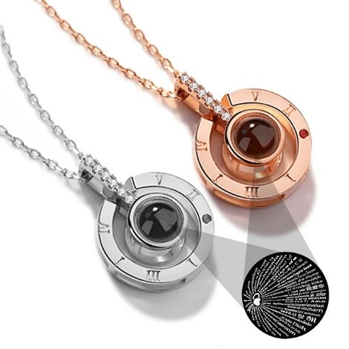 100 Sprachen Ich Liebe Dich Halskette