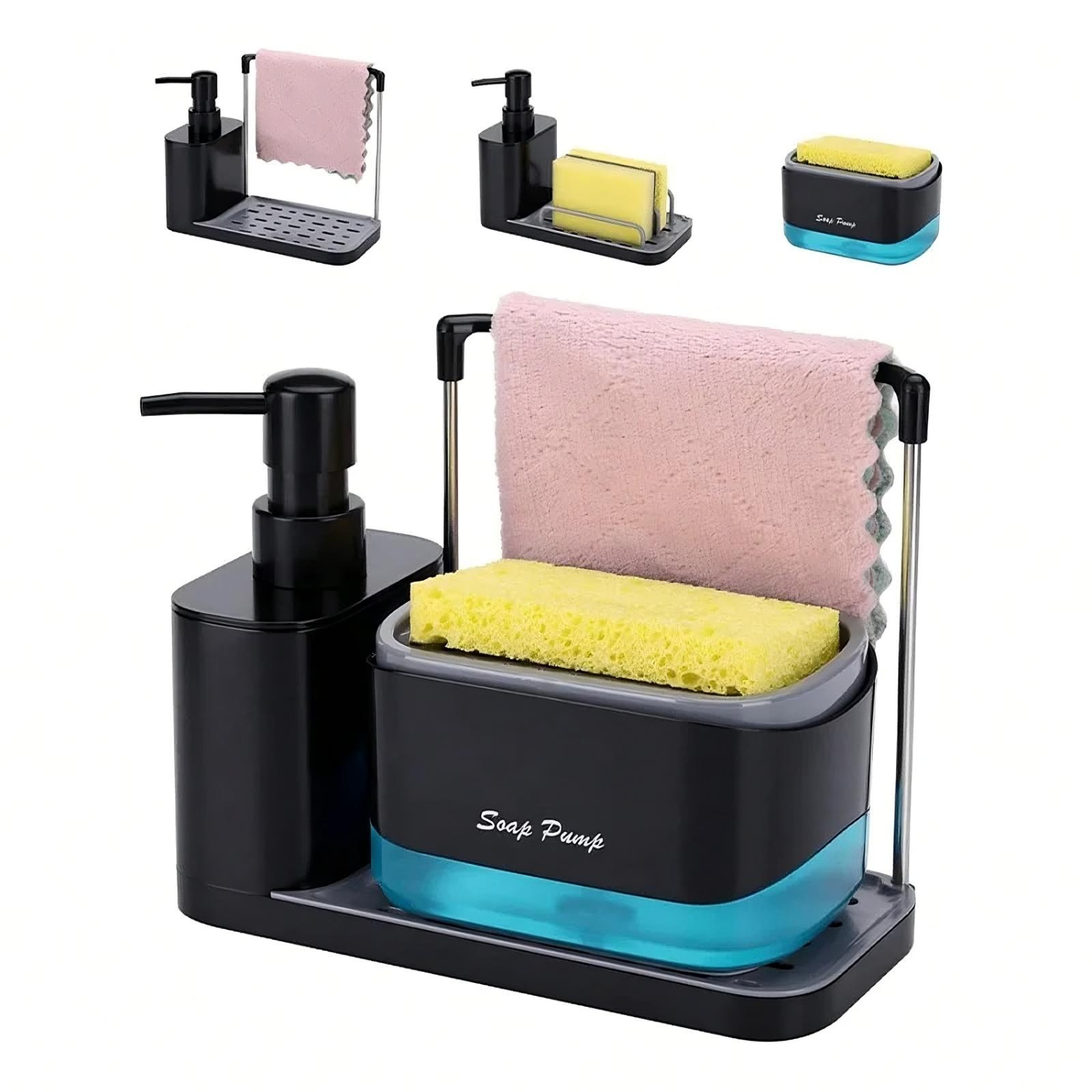 5-in-1 Hand- und Spülmittelspender-Set