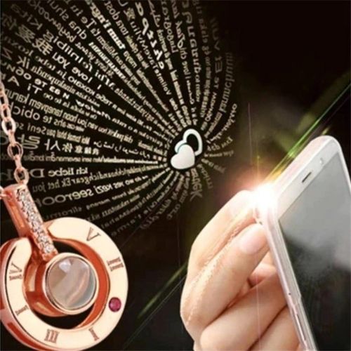 100 Sprachen Ich Liebe Dich Halskette