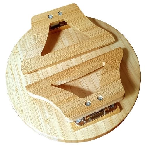 Sofa Armlehnen-Ablage aus Bambus - Klappbarer Beistelltisch