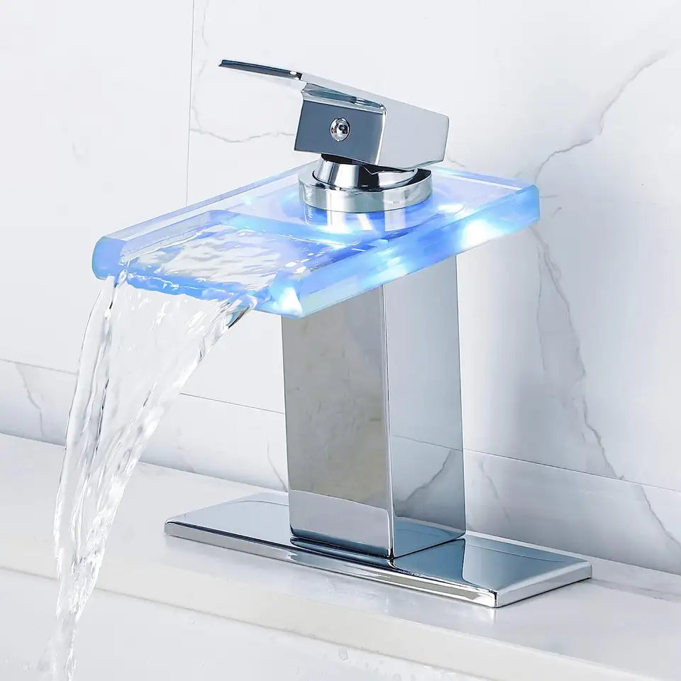 LED-Wasserfall-Wasserhahn