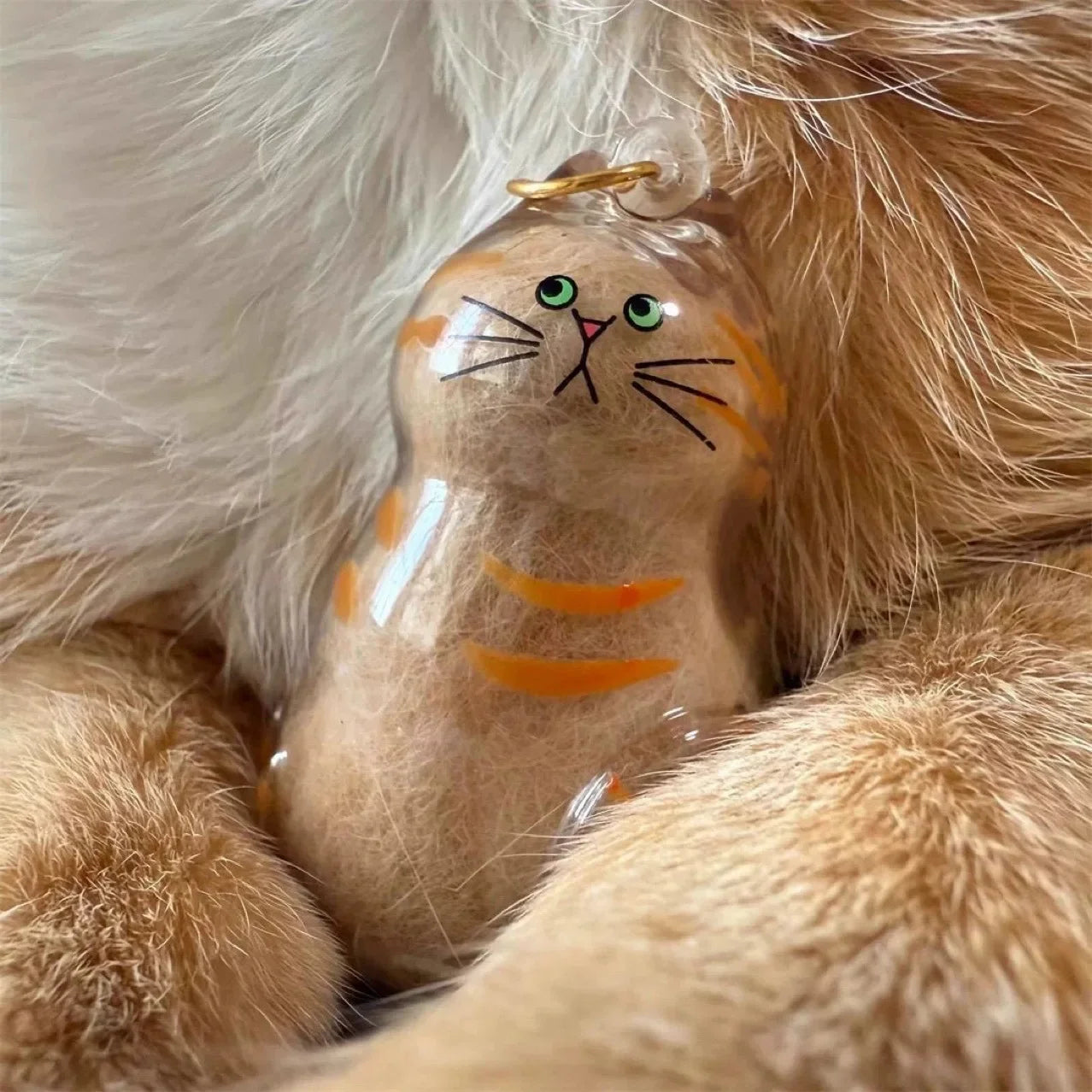 Katzenkamm Anhänger - Detailansicht