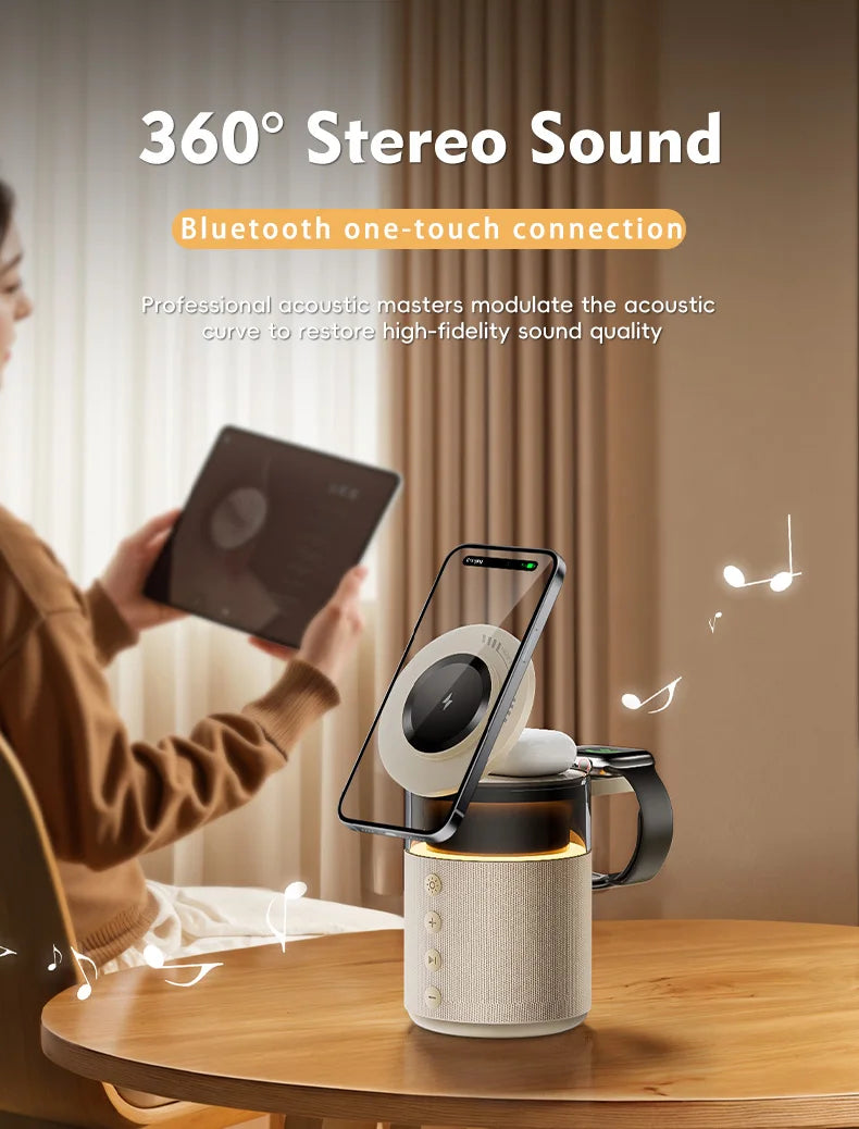 5-in-1 Magnetische Wireless-Ladestation
