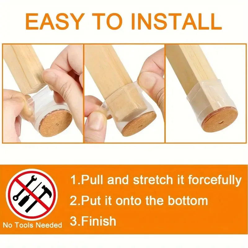 Stuhlbeinkappen aus Silikon