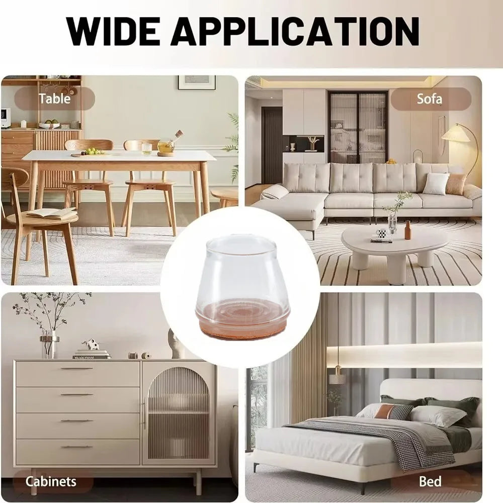 Stuhlbeinkappen aus Silikon