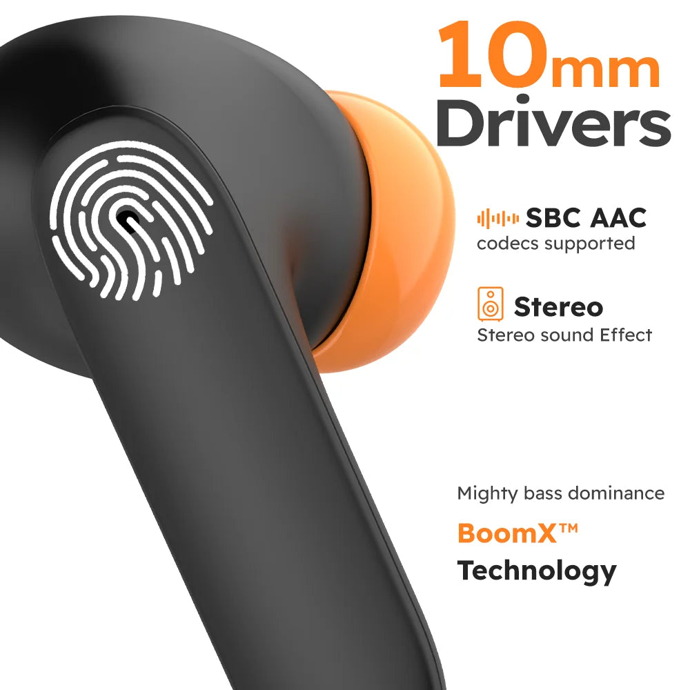 TWS Earbuds In-Ear Design Nahaufnahme
