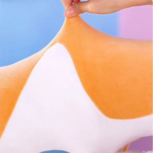 Süßes Katzen-Plüschkissen